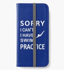 Swimming Swimmer Birthday Swim Practice iPhone Wallet/Case/Skin