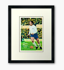 JIMMY GREAVES TOTTENHAM HOTSPUR FOOTBALL STAR COOL POSTER Framed Print