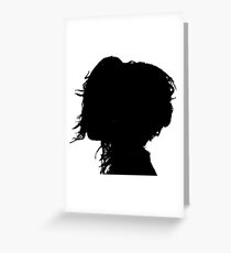 Tarjeta de felicitación Silueta de Camila Cabello