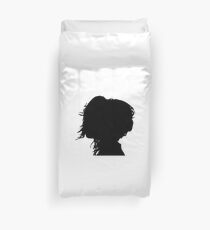 Camila Cabello Silhouette Duvet Cover