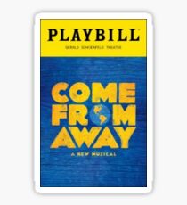 Come From Away Playbill Sticker