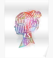 she is fierce Poster