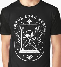 Time / White Graphic T-Shirt
