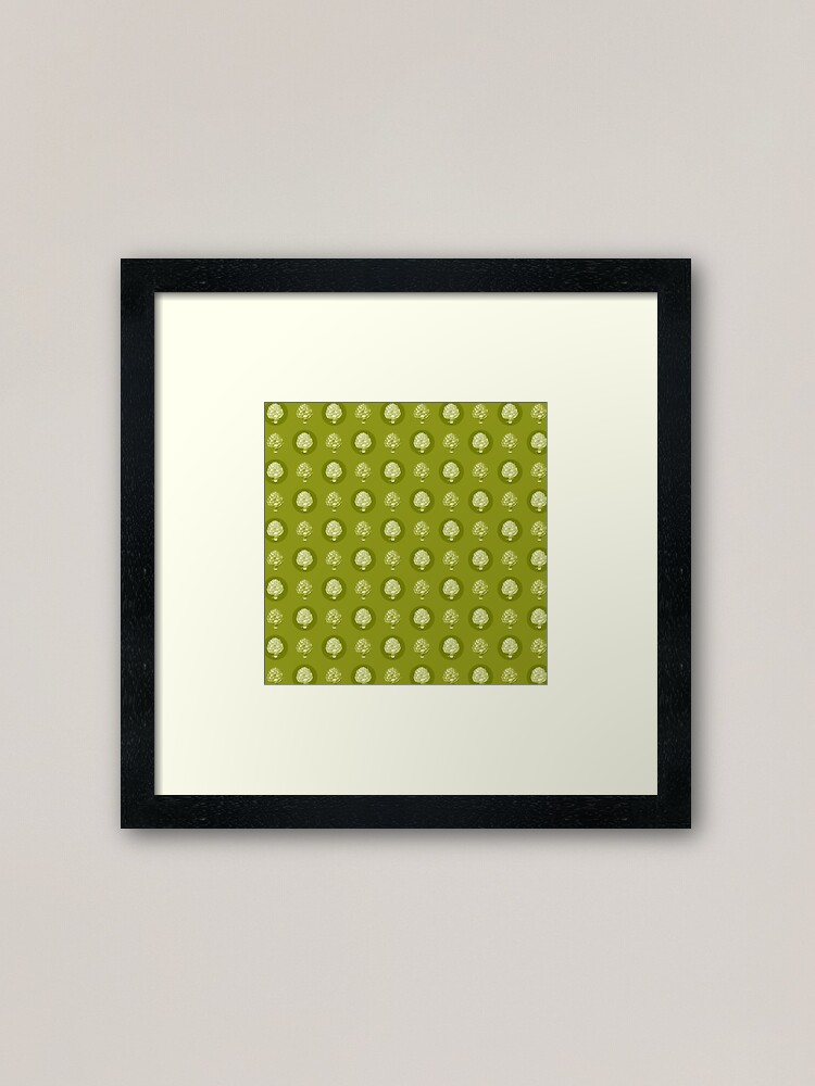 Alternate view of Artichoke Pattern Framed Art Print