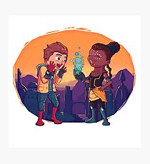 Shuri and Peter Photographic Print