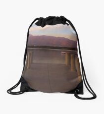 Inviting Lake Drawstring Bag