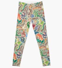 Mini dragon compendium Leggings
