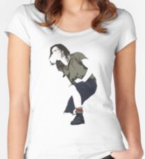 "Eddie" Tailliertes Rundhals-Shirt