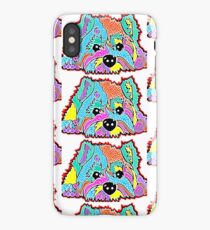 Cotton Candy Dots Westie West Highland Dog Pet Terrier Scottish Scotland Cairn Border Glen Fox Kerri Schnauzer Norwich Norfolk Yorkshire iPhone Case