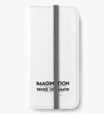 imagination, sense of humor - francis bacon iPhone Wallet/Case/Skin