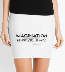 imagination, sense of humor - francis bacon Mini Skirt