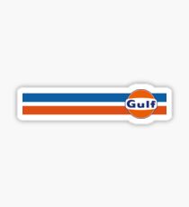 Gulf horizontal stripes Sticker
