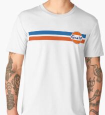 Gulf horizontal stripes Men's Premium T-Shirt
