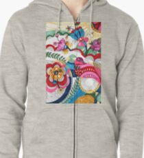 PRINTEMPS Zipped Hoodie