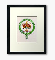 Scottish Crest of Clan Robertson Framed Print
