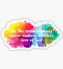 Reckless Love Sticker