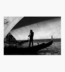 Venice gondola Photographic Print