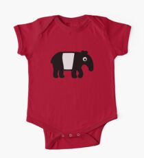 Comic Tapir Baby Body Kurzarm