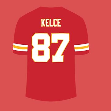 Travis Kelce Jersey Sticker for Sale by cbaunoch