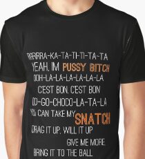 Camiseta gráfica Arrastra hacia arriba, eres la vida - Bebe Zahara Benet