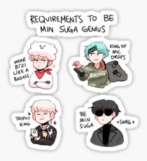 BTS: HOW TO BE MIN SUGA Sticker