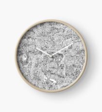 WolfMee - Pen & Ink Clock