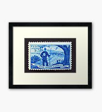 1953 3¢ Future Farmers of America Postage Stamp Framed Print