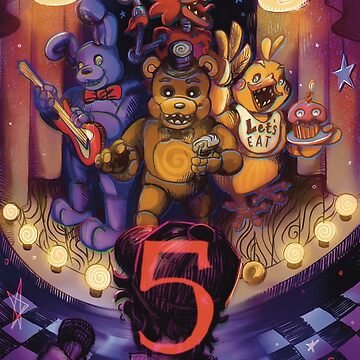 Five Nights at Freddy's - Game & Movie Poster Postcard for Sale by Bailey  Brown