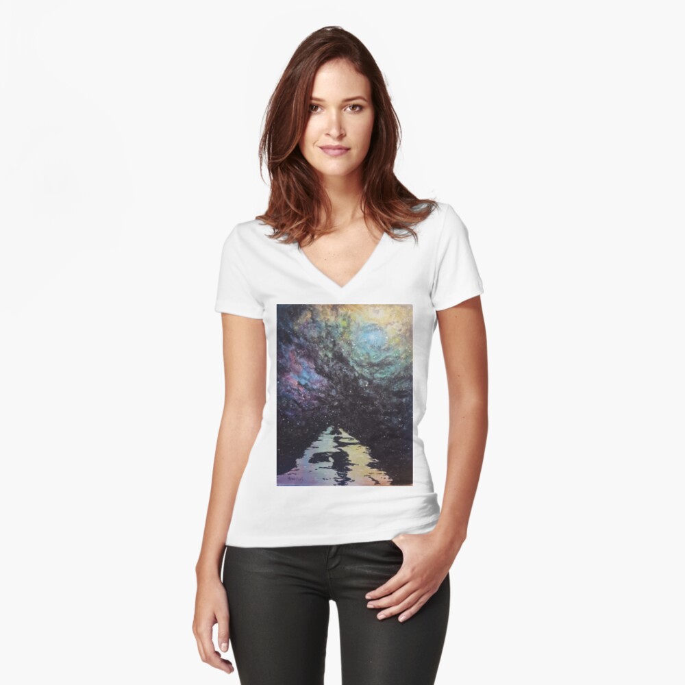 Untitled Fitted V-Neck T-Shirt