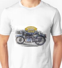 Vincent HRD Black Shadow Motorcycle Unisex T-Shirt