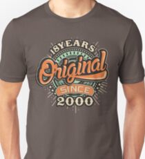 Birthday 18 Design: Original since Unisex T-Shirt