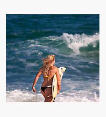 Pipeline Surfer 5 Photographic Print