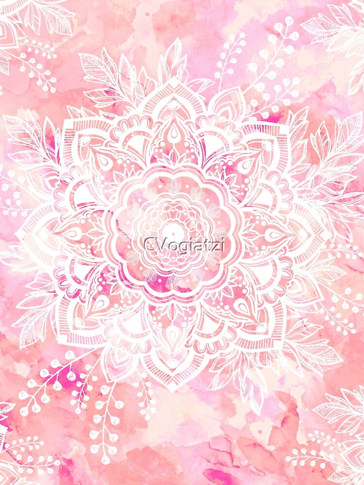 Queen Starring of Mandalas Pink by CVogiatzi