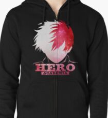 Sudadera con capucha y cremallera Shouto Hero Academia