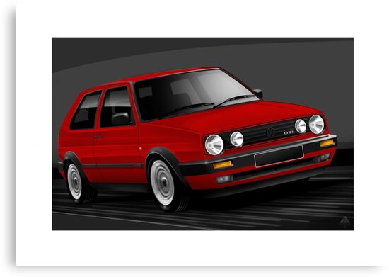 poster artwork golf gti