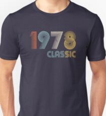 1978 Classic 41 years old birthday Unisex T-Shirt