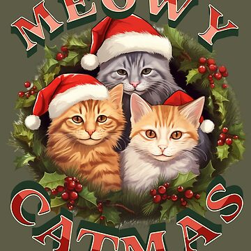 Taza Navidad- Gatos Merry Catmas