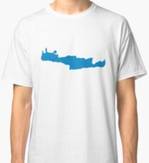 Crete Island Map Classic T-Shirt