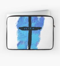 Faith on a Cross Laptop Sleeve