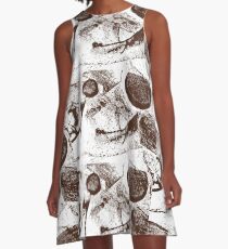 scratch monster: nice and cute A-Line Dress