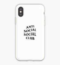 anti social social club phone case iPhone Case
