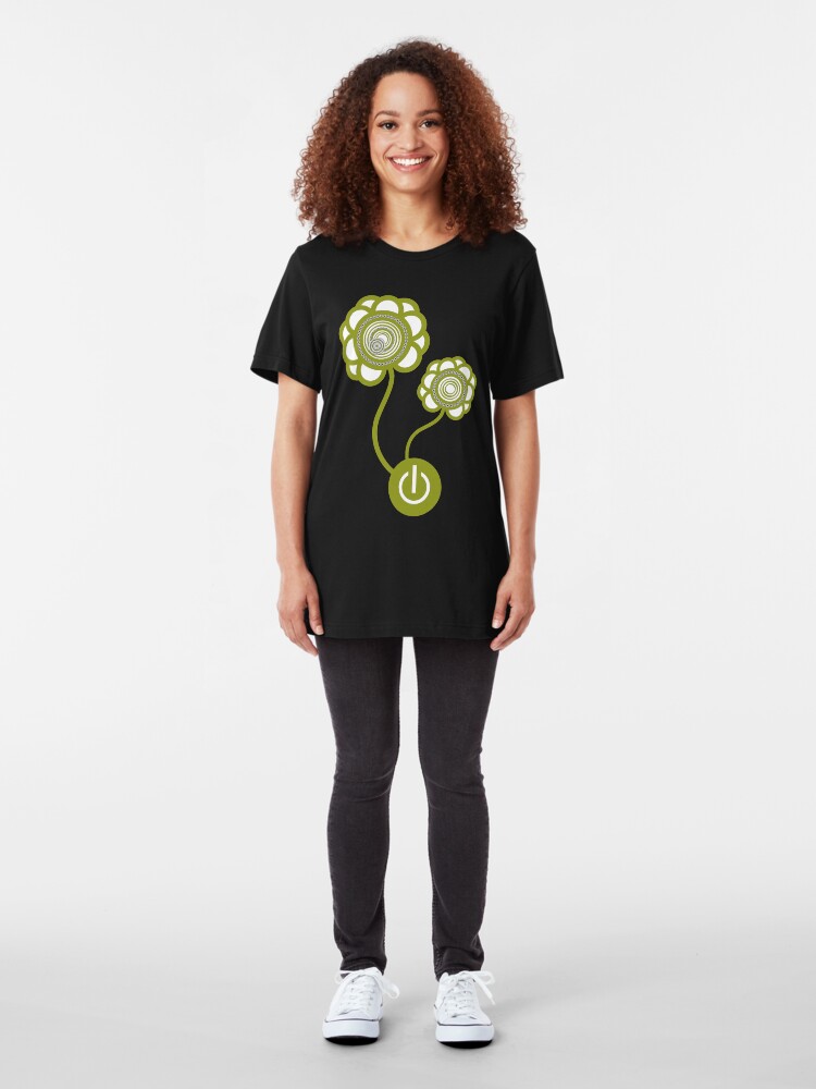 Alternate view of Flower Power Slim Fit T-Shirt