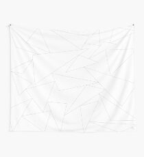simple minimalist triangle pattern Wall Tapestry