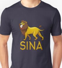 Sina Lion Drawstring Bags Unisex T-Shirt