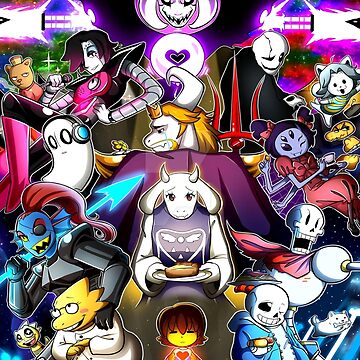 Epic Undertale Canvas Art: Undertale's Anime Aesthetic: Stunning Canva