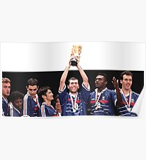 Zidane World Cup 1998 Poster