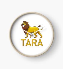 Tara Lion Drawstring Bags Clock
