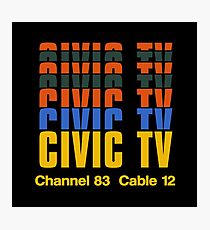 CIVIC TV - VIDEODROME Photographic Print
