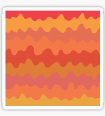 ockerfarbenes Camouflagemuster Sticker