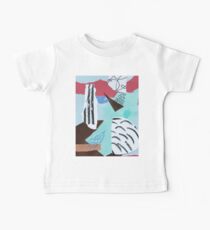 Pastelle Papiercollage Baby T-Shirt